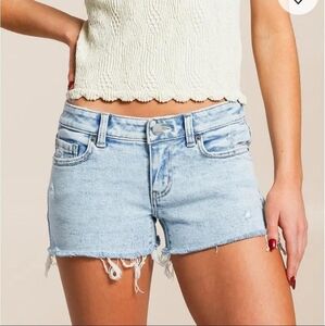 BKE Stella Low Rise Jean Shorts Size 26